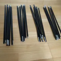 テントポール 黒 かまぼこテント2Mのサムネイル