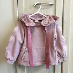 メゾピアノ　フード付きパーカー