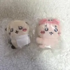 ちいかわ クリップぬいぐるみ　古本屋 カニちゃん ラッコ