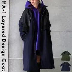 2024年 未使用 アンティカ antiqua☆ミリタリー風コート　ジャケット