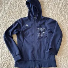 デサント MoveSport フード付きジャケット ネイビー