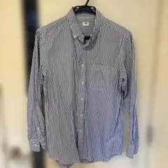 ユニクロ　UNIQLOストライプワイシャツ　Mサイズ　メンズ