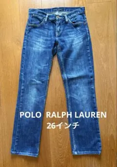 新品未使用　ラルフローレン　デニム　RL SKINNY 26 ラルフローレン✨スキニーデニム RL STACKED SKINNY ダメージ