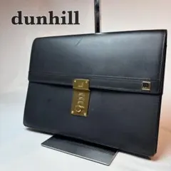 ダンヒル dunhill セカンドバッグ 鍵付き ダイヤルロック式 レザー