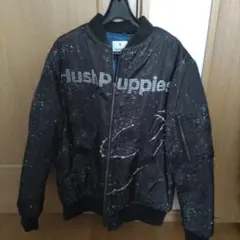 Hush Puppies ブラック MA-1ジャケット L