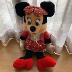 ミニーマウス ぬいぐるみ ビンテージ 80年代