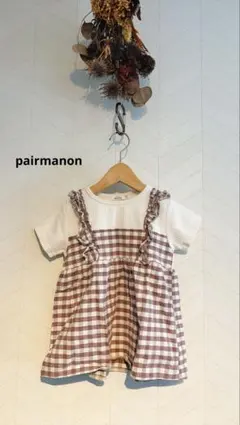 PAIR MANON 重ね着キャミ風カットソー