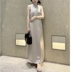 【新品未使用タグ付き】anuans サテンアメスリワンピース　完売品