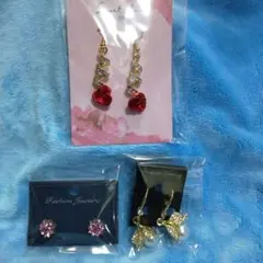 No.34　ピアス３点セット