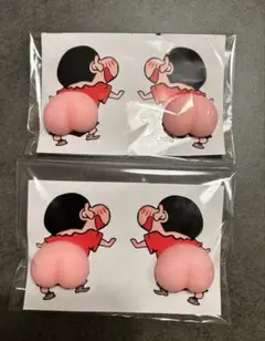 クレヨンしんちゃん ぷにぷにおしりステッカー　4個セット