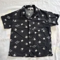 MICKEY MOUSE ミッキー GLOBAL WORK シャツ110㎝ 黒