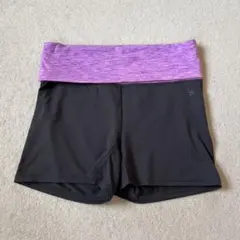 H&M SPORT ショートパンツ Mサイズ パープル ブラックのサムネイル
