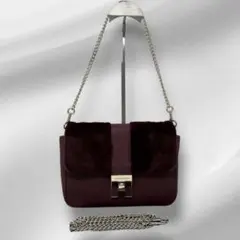 【美品】トミーヒルフィガー チェーンショルダーバッグ w1