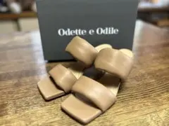 Odette e Odile サンダル 22.5cm ベージュ
