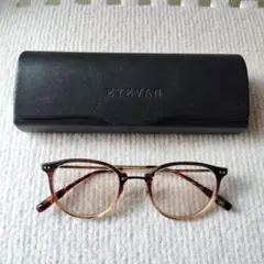 【EYEVAN アイヴァン】Hansa　ボストン型 メガネ　ブラウン系　度付き