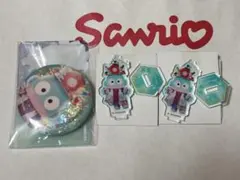 ハンギョドン ピューロ　クエワン　缶バッジ アクリルスタンド　カード 4点セット
