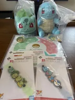 ポケモン 一番くじ　ぬいぐるみ ヒトカゲ フシギダネ ゼニガメ 3体セット ポケモン 一番くじ ぬいぐるみ ヒトカゲ フシギダネ ゼニガメ 3体
