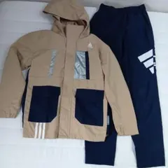 adidas ジャケットとパンツセット 150 ジャージ 防寒