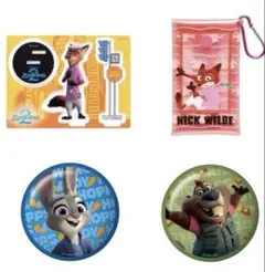 ズートピア2 ハッピーくじ　happyくじ　4点セット