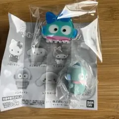 サンリオキャラクターズ　ふわふわフロッキードールとクリップ　ハンギョドン