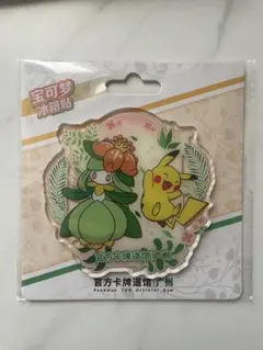 【新品】広州限定ピカチュウ&ドレディア　アクリルマグネット
