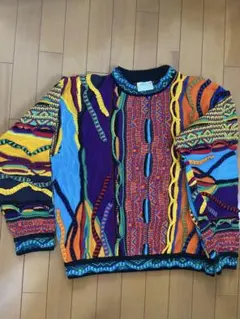 90's COOGI 3Dニット ビンテージ　Mサイズ