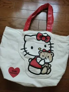 サンリオハローキティ４０周年トートバッグ未使用訳あり品