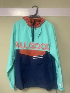 ALL GOOD ナイロンジャケット プルオーバー L