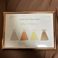 ウェルカムボード お色直しドレス選択