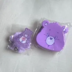 ケアベア シリコンポーチ、ふわふわしっぽチャーム