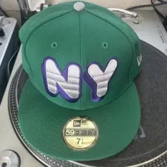 New Era 59FIFTY NYキャップ グリーン 7 1/4