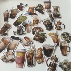 カフェデザイン ステッカーセット