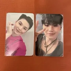 ホシ ウジ BEAM ポップアップ ラキドロ トレカ ウジ 2枚 セブンティーン