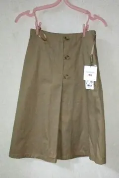 ユニクロ　JWANDERSON　コットンミディスカート　ベージュ　未使用　タグ付