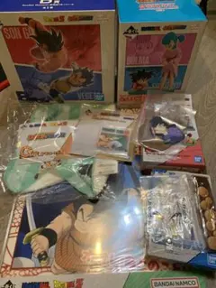 ドラゴンボール　一番くじ　B賞　孫悟空VSベジータ　ラストワン賞　孫悟空&ブルマ