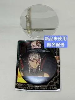 鬼滅の刃★USJ★2021★宇髄天元★缶バッジ★カバー付き★コレクタブル缶バッジ