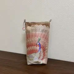 帯リメイク　スマホショルダーバッグ　孔雀　生地終了