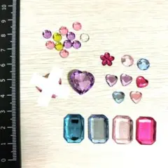 デコレーション用 ラインストーン パーツセット