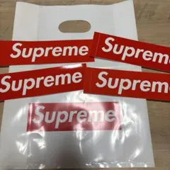 Supreme ショップ袋　ステッカー