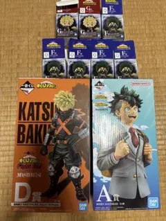 僕のヒーローアカデミア 一番くじ フィギュアセット　緑谷出久　爆豪勝己