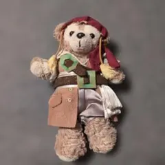 ダッフィー　カリブの海賊　ぬいぐるみバッジ　ぬいば　ディズニー