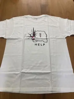からめる屋Tシャツ HELPイラスト ホワイト XLのサムネイル