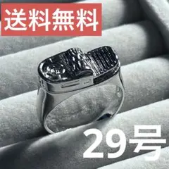 【在庫限り】29号　シルバーリング　ヴィンテージデザイン　ライター風　指輪