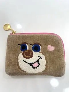 ラブラリー バイ フェイラーで大人気 ドアップテディガール　L字ポーチ