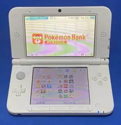 ☆ニンテンドー 3dsllピンク×ホワイト 中古☆ポケバンク サンムーン体験版