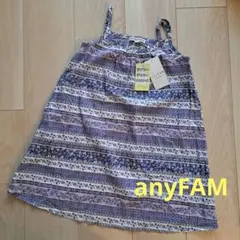 anyFAM 新品　ノースリーブワンピース 110 120