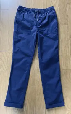 GAP KIDS パンツ ネイビー XL(150㎝) ウエストゴム