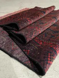 ☾Vintage Rug☽ 210cm×80cm　トルクメン族　アフガンラグ