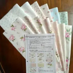 クチュリエ：⑯ロマンティックライフ 7枚…No.2＆Yuwa等バラ花柄 6 枚