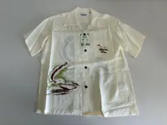 noko gakkin cat & snake 刺繍半袖シャツ ベージュ XL - メルカリ